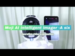 뷰티 샐러드 UV / RGB / PL 라이트 다국어 지원과 함께 얼굴 전체 피부 검사 기계