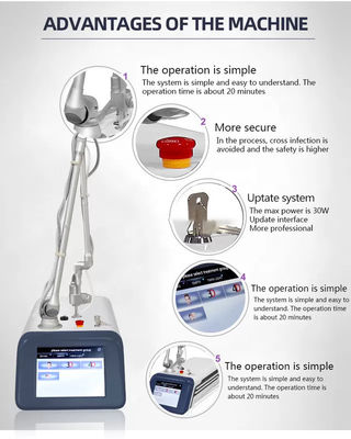 Continuous Interval Ultra Pulse RF Fractional CO2 Laser For Fractional Skin Resurfacing
