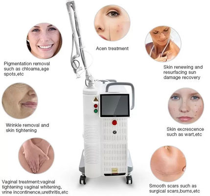 Ultra Pulse / Single Pulse RF Fractional CO2 Laser Multi Language With 7 Joints Arm
